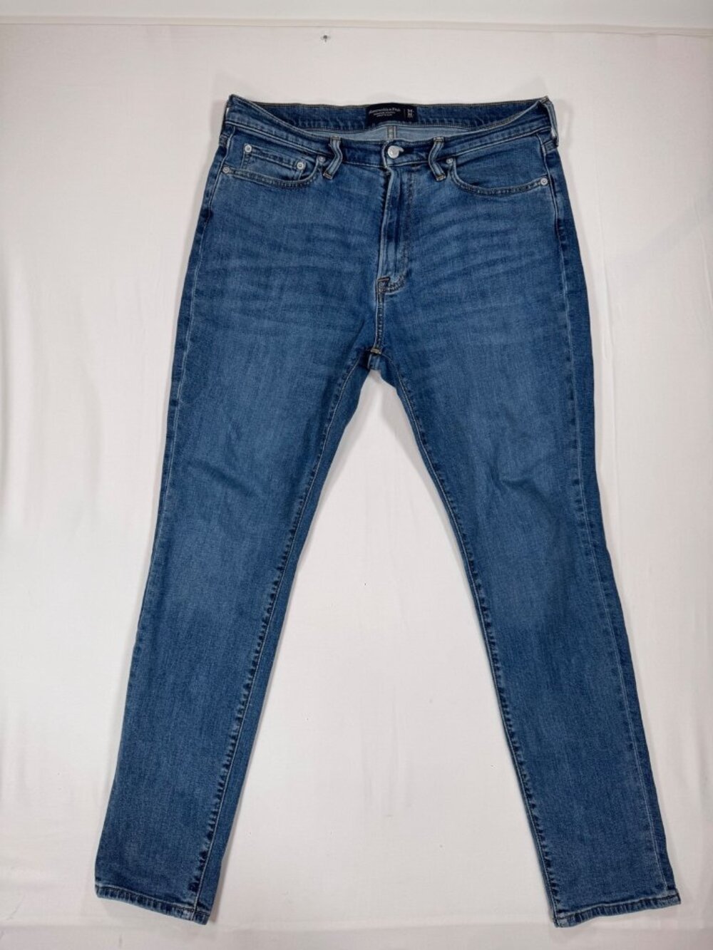Abercrombie & Fitch Jeans Athletic Slim Signature Stretch Blue 34x32 34x31 Denim